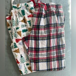 Plaid and Christmas Tree Kids Pajamas